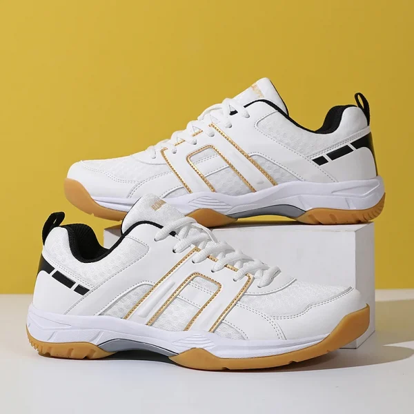 Factory Custom Indoor Spring Sport Shoes Professional Lightweight Female Volleyball Shoes Woman Badminton Pickleball Shoes - Image 4